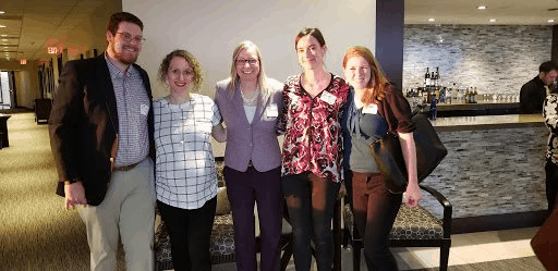Merritt Group team members with DFW Alliance of Technology and Women leaders at North Texas Giving Day event.