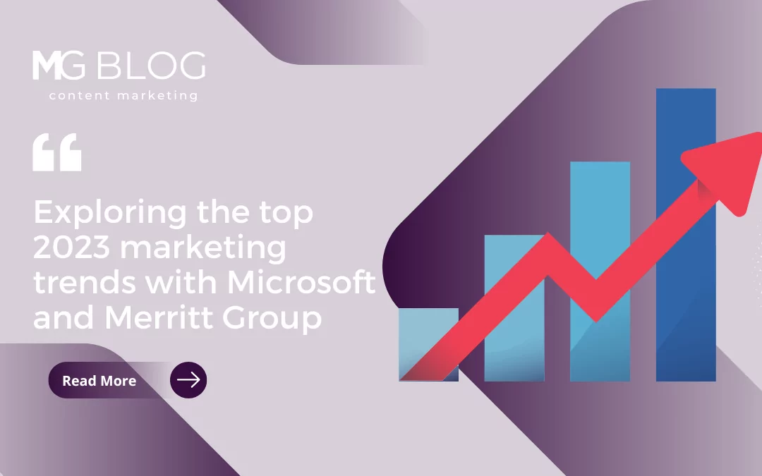 Exploring the top 2023 marketing trends with Microsoft and Merritt Group